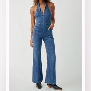 Free People Sweet Thing Flared Jumpsuit